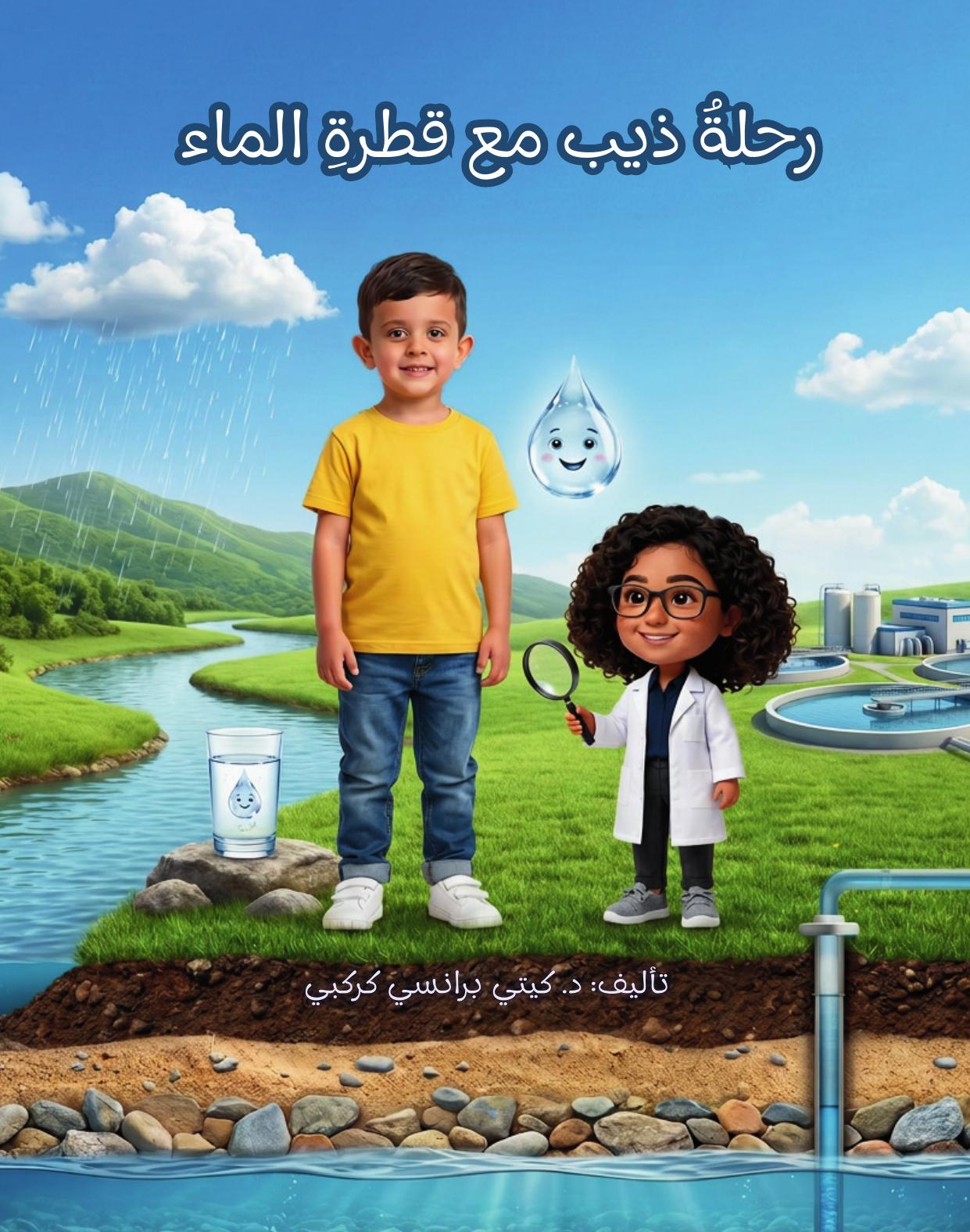 غلاف رحلة ذيب مع قطرة الماء